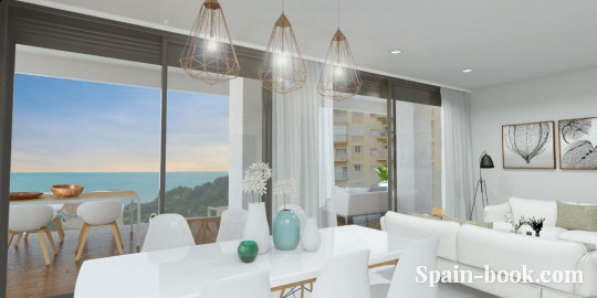 Апартаменты Новые апартаменты в 300м от пляжа в Кальпе, Аликанте, Коста Бланка, Кальпе