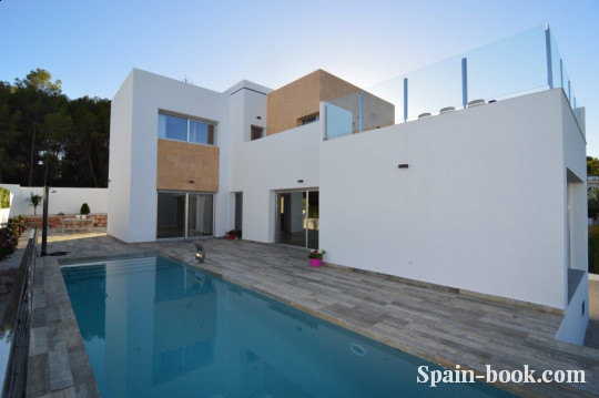 Виллы Новая современная вилла в 1км от пляжа в пригороде Бенисса, Коста Бланка, Бенисса