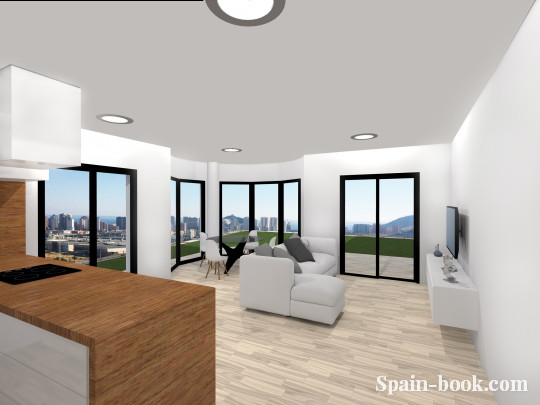 Таунха́ус Таунхаусы в пригороде Бенидорма / Finestrat, Коста Бланка, Финестрат