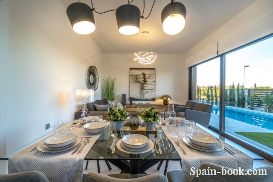 Виллы Новые виллы на второй линии Гольфа Roda Golf в 3км до пляжа Mar Menor / Мурсия, Коста Бланка, Сан Хавьер