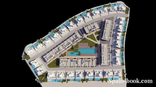 Бунгало Новый комплекс в пригороде Бенидорма / Finestrat, Коста Бланка, Финестрат