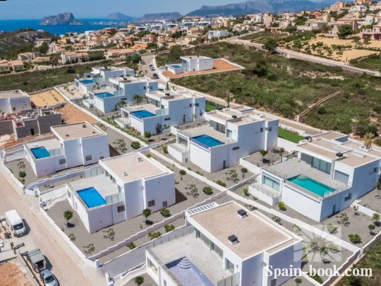 Виллы Новая вилла в Cumbre del Sol / Кальпе, Коста Бланка, Кумбре дель Соль