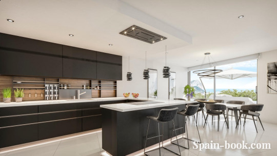 Виллы Новая современная вилла в 2,5км от пляжа в пригороде Бенисса / Кальпе, Коста Бланка, Бенисса