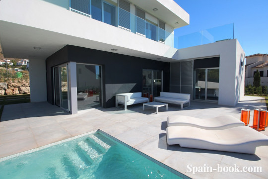 Виллы Большие современные виллы пригороде пригороде Бенидорма, Коста Бланка, Финестрат