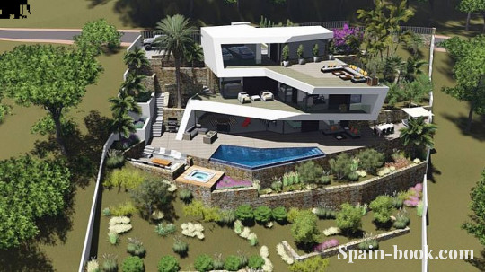 Виллы Роскошная вилла с видом на море пригороде курортного города Бенисса / Кальпе, Коста Бланка, Бенисса