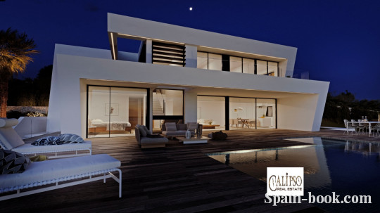 Виллы Современная вилла в элитном районе Кальпе / Cumbre del Sol, Коста Бланка, Кумбре дель Соль