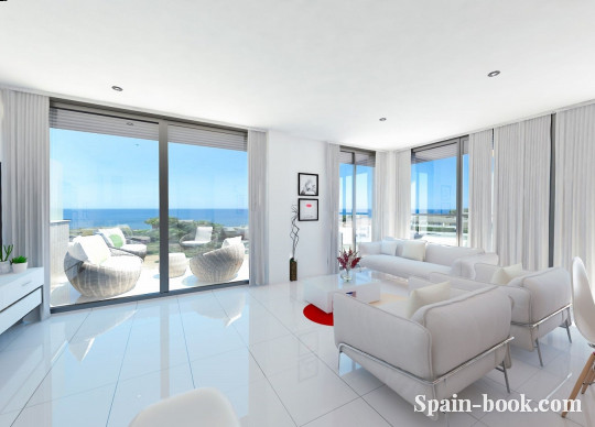 Апартаменты Новый дом в 100м от пляжа в Кальпе, Аликанте, Коста Бланка, Кальпе