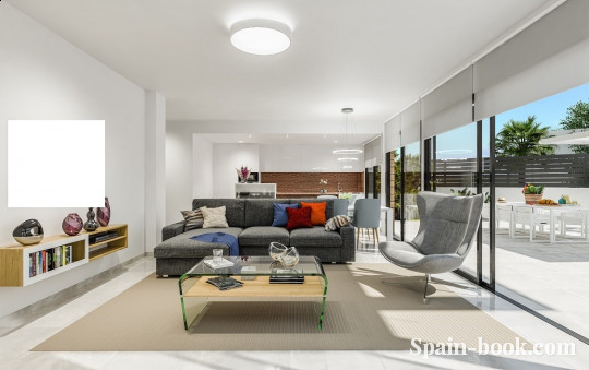 Виллы Новые современные виллы в Альгорфа,в 15км от пляжа Гвардамара, Коста Бланка, Альгорфа