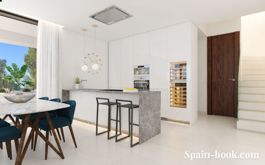 Виллы Современные виллы в резиденциальном жилом комплексе в пригороде Бенидорма, Коста Бланка, Финестрат