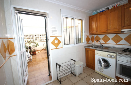 Таунха́ус Таунхаус с видом на коммунальный бассейн в Кабо Роиг / Ориуэла Коста, Коста Бланка, Кабо Роиг