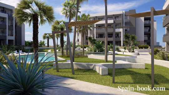 Апартаменты Продажа новых апартаментов в спокойном районе Ориуэла Коста, рядом с гольфом Вийямартин, Коста Бланка, Плайя Фламенка