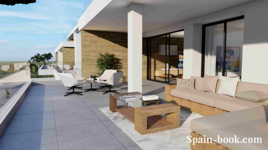 Пентхаус Новые пентхаусы от застройщика рядом с гольф-полями в Вийямартин, Коста Бланка, Вийямартин