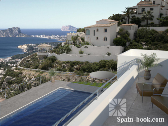 Виллы Современная вилла с панорамным видом на море в Кумбре дель Соль, Коста Бланка, Кумбре дель Соль