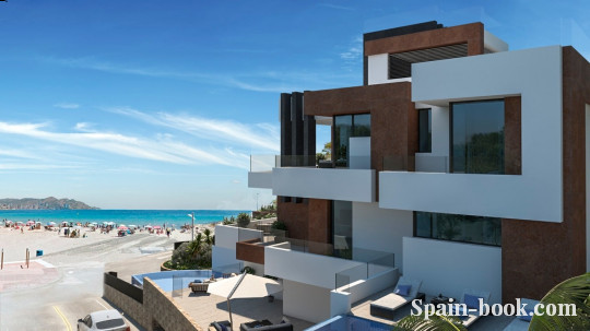 Апартаменты Люксовые апартаменты на первой линии пляжа Бенидорма, Коста Бланка, Бенидорм