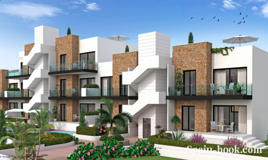 Апартаменты Новый резиденциальный комплекс в 500м от пляжа в Гран Алакант, Аликанте, Коста Бланка, Гран Алакант