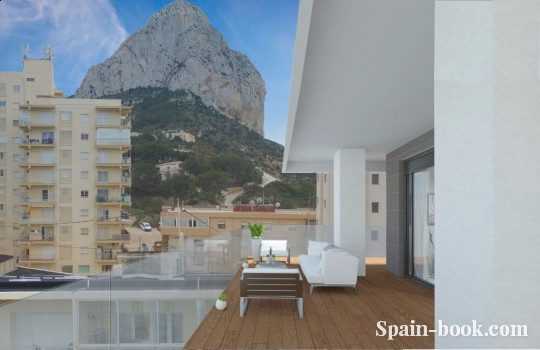 Апартаменты Новые апартаменты в 300м от пляжа в Кальпе, Аликанте, Коста Бланка, Кальпе