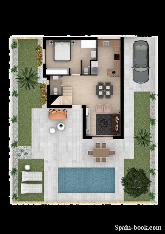 Виллы Новый комплекс современных вилл в Сиудад Кесада, Коста Бланка, Сиудад Кесада