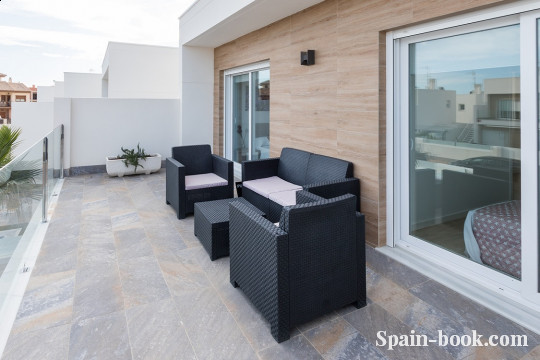 Виллы Современные виллы рядом с пляжем в San Pedro del Pinatar / Мурсия, Коста Бланка, Сан-Педро-дель-Пинатар