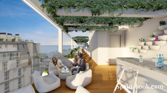 Апартаменты Новые апартаменты в 300м от пляжа в Кальпе, Аликанте, Коста Бланка, Кальпе