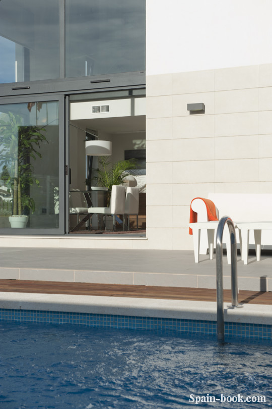 Виллы Новые виллы в 1км до песчаного пляжа в Santiagо de la Ribiera / Mar Menor, Коста Бланка, Сантьяго-де-ла-Рибера