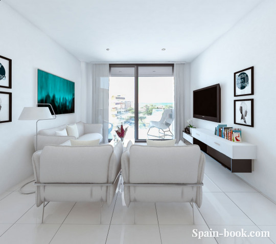 Апартаменты Новый дом в 100м от пляжа в Кальпе, Аликанте, Коста Бланка, Кальпе