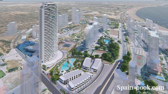 Апартаменты Уникальный проект в курортном городе Бенидорм, Коста Бланка, Бенидорм
