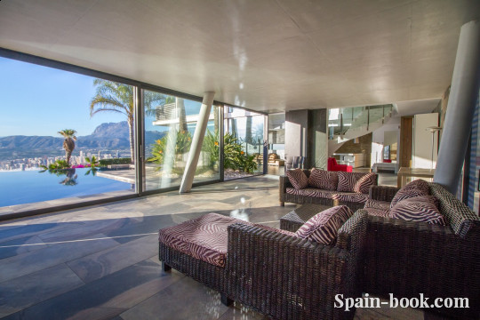 Виллы Вилла класса ЛЮКС с панорамным видом на город Бенидорм, Коста Бланка, Бенидорм