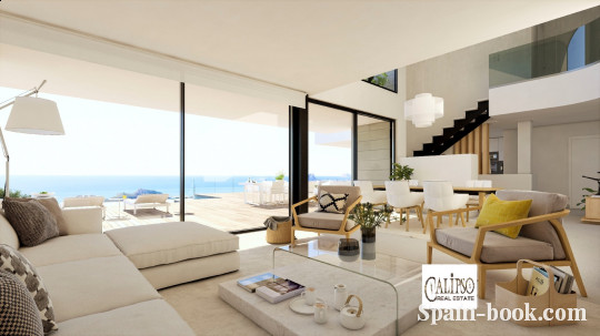 Виллы Современная вилла с панорамным видом на море в Cumbre del Sol / Кальпе, Коста Бланка, Кумбре дель Соль