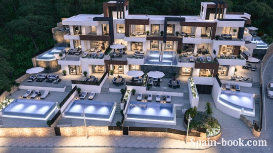 Апартаменты Люксовые апартаменты на первой линии пляжа Бенидорма, Коста Бланка, Бенидорм