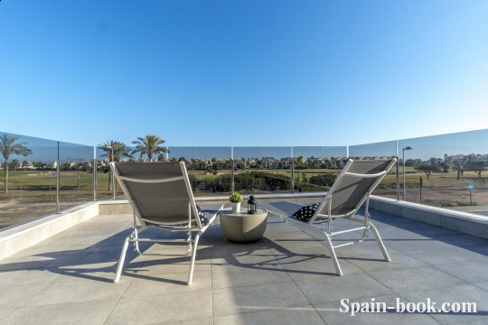 Виллы Новые виллы на второй линии Гольфа Roda Golf в 3км до пляжа Mar Menor / Мурсия, Коста Бланка, Сан Хавьер