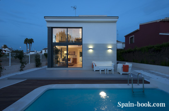 Виллы Новые виллы в 1км до песчаного пляжа в Santiagо de la Ribiera / Mar Menor, Коста Бланка, Сантьяго-де-ла-Рибера