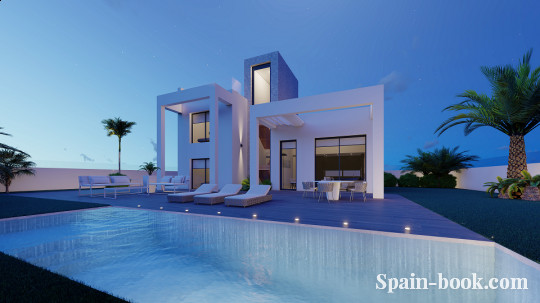 Виллы Виллы в пригороде Бенидорма / Finestrat, Коста Бланка, Финестрат