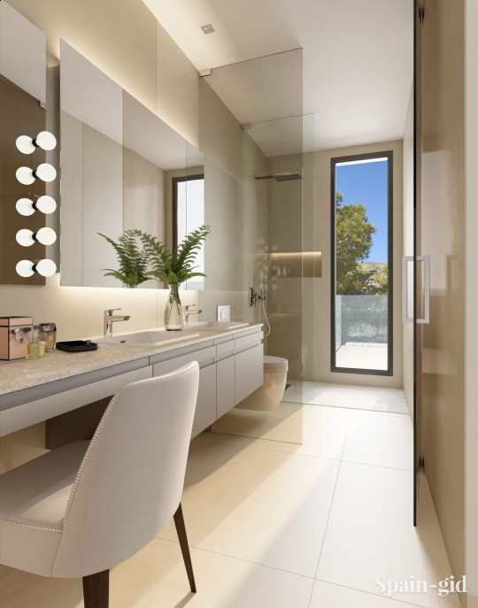 Виллы Современные виллы в жилом комплексе в пригороде Бенидорма, Коста Бланка, Финестрат