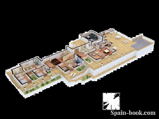 Виллы Шикарная современная вилла в Cumbre del Sol / Кальпе, Коста Бланка, Кумбре дель Соль