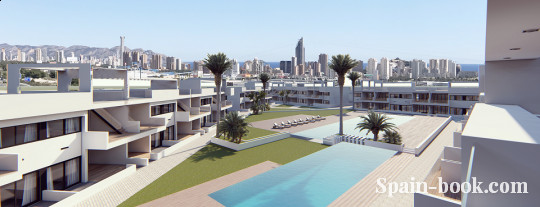 Бунгало Новый комплекс в пригороде Бенидорма / Finestrat, Коста Бланка, Финестрат