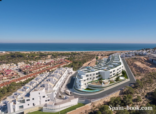 Апартаменты Шикарный жилой комплекс на берегу Средиземного моря, Аликанте, Коста Бланка, Гран Алакант