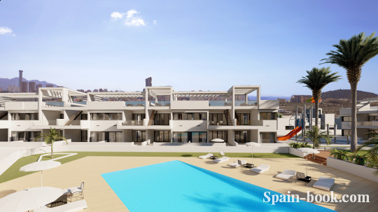 Бунгало Новый комплекс в пригороде Бенидорма / Finestrat, Коста Бланка, Финестрат