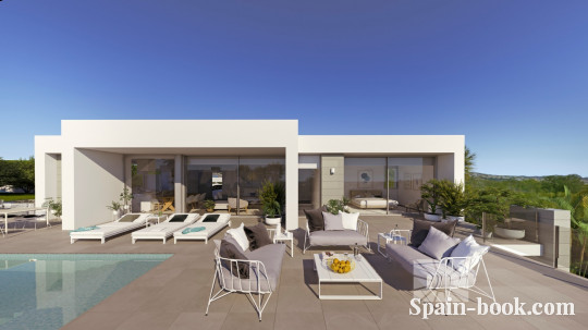 Виллы Новая вилла в Cumbre del Sol / Кальпе, Коста Бланка, Кумбре дель Соль