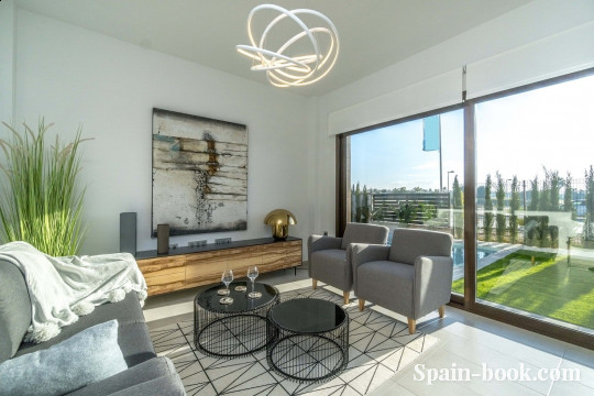 Виллы Новые виллы на второй линии Гольфа Roda Golf в 3км до пляжа Mar Menor / Мурсия, Коста Бланка, Сан Хавьер