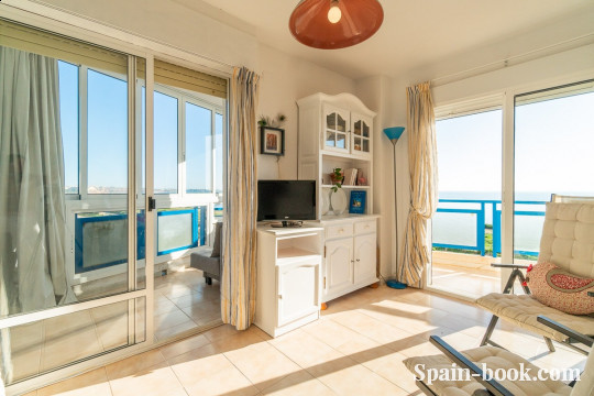 Апартаменты Апартаментs c видом на море в Миль Пальмерас / Ориуэла Коста, Коста Бланка, Миль Пальмерас