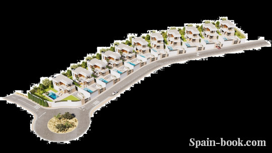 Виллы Современные виллы с видом на море и город в Finestrat / Бенидорм, Коста Бланка, Финестрат