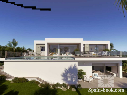 Виллы Новая вилла в Cumbre del Sol / Кальпе, Коста Бланка, Кумбре дель Соль