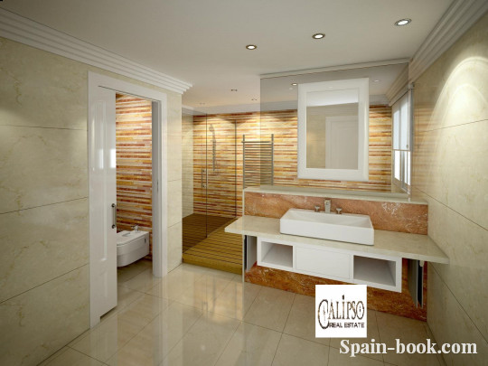 Виллы Средиземноморская вилла с видом на море в Cumbre del Sol / Кальпе, Коста Бланка, Кумбре дель Соль