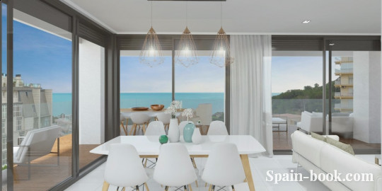 Апартаменты Новые апартаменты в 300м от пляжа в Кальпе, Аликанте, Коста Бланка, Кальпе