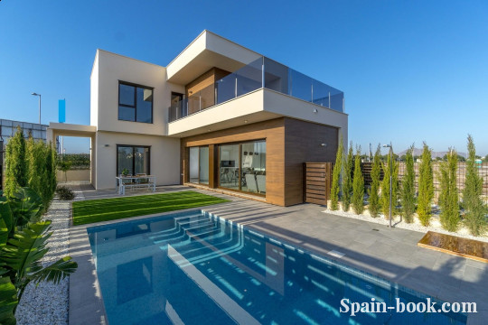 Виллы Новые виллы на второй линии Гольфа Roda Golf в 3км до пляжа Mar Menor / Мурсия, Коста Бланка, Сан Хавьер