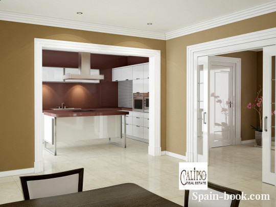 Виллы Средиземноморская вилла с видом на море в Cumbre del Sol / Кальпе, Коста Бланка, Кумбре дель Соль