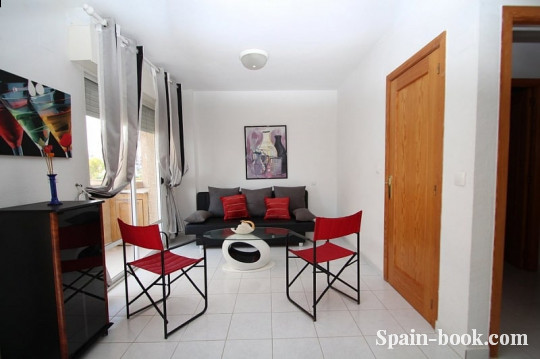 Апартаменты Апартаменты с боковым видом на море в Миль Пальмерас / Ориуэла Коста, Коста Бланка, Миль Пальмерас