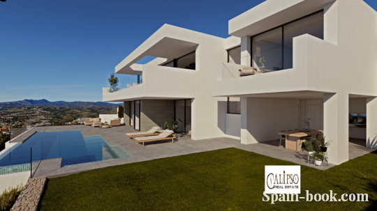 Виллы Современная вилла в элитном районе Кальпе / Cumbre del Sol, Коста Бланка, Кумбре дель Соль