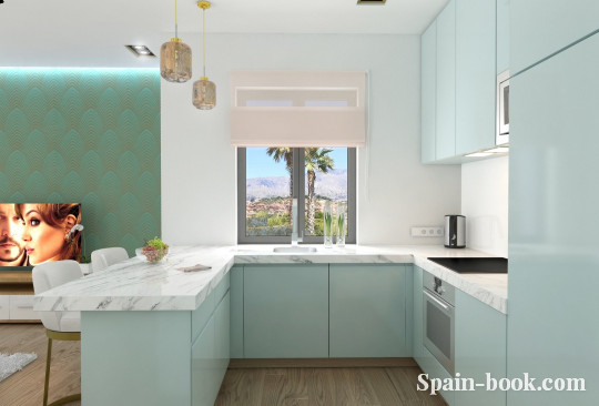 Виллы Современные виллы в резиденциальном жилом комплексе в пригороде Бенидорма, Коста Бланка, Финестрат