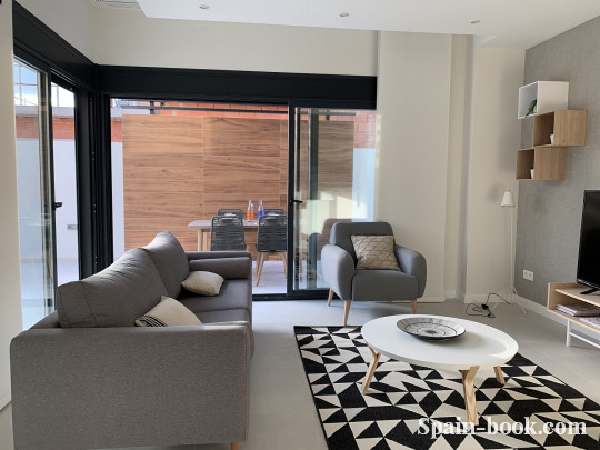 Виллы Современные смежные виллы рядом с пляжем в Santiago de la Ribera / Мурсия, Коста Бланка, Сантьяго-де-ла-Рибера